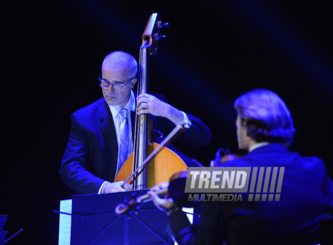 Tango evening of French musicians held at Heydar Aliyev Center. Azerbaijan, Baku, 5 May 2016 